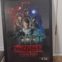 Stranger Things framed poster