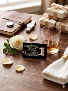 Toast the Big Day with the "Father of the Bride Wallet Bottle Opener