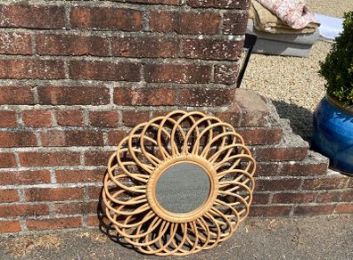 Wall Mirror - Wicker Design