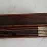 Vintage mother of pearl inlaid chopsticks box set Image 4