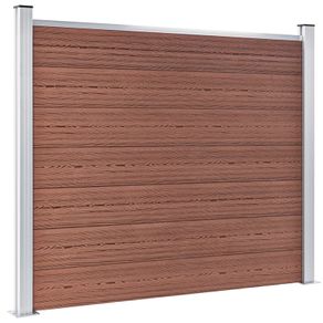 WPC Fence Panel 180x146 cm
