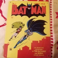 Batman Issue 1 Metal Plate Wall Hanger Eaglemoss