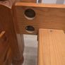 Bed double size.  Solid wood. Great condition. Image 2