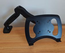 PC Monitor Gas Assisted Arm + Laptop Holder + Laptop Holder