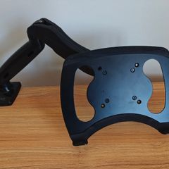 PC Monitor Gas Assisted Arm + Laptop Holder + Laptop Holder