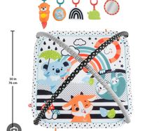 Fisher-Price 3-in-1 Music Glow and Grow Baby Gym
