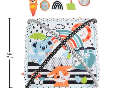 Fisher-Price 3-in-1 Music Glow and Grow Baby Gym