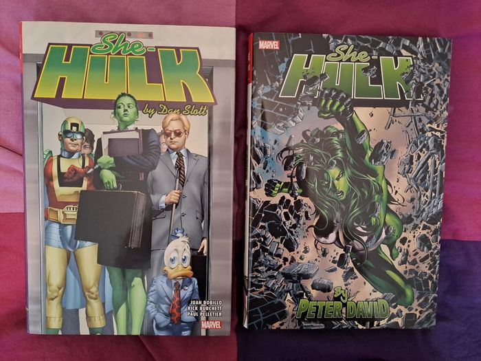 She-Hulk By Dan Slott Omnibus and She-Hulk By Peter David Omnibus