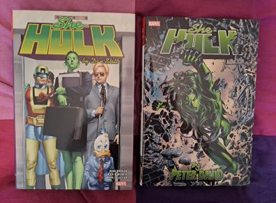She-Hulk By Dan Slott Omnibus and She-Hulk By Peter David Omnibus