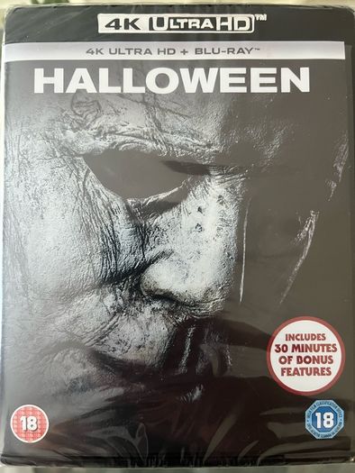 Halloween Trilogy 4k NEW (3 discs)