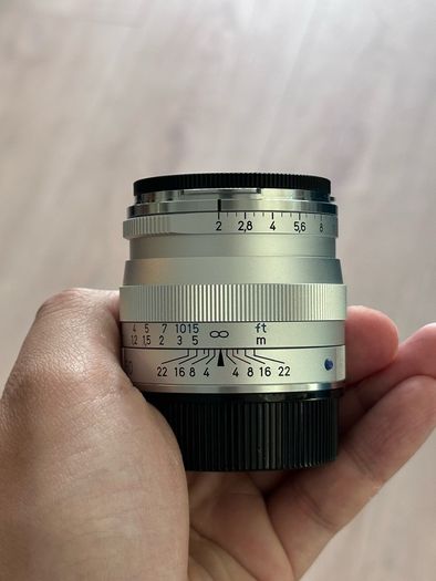 Boxed Like New! Leica M mount Carl Zeiss Planar ZM 50mm f/2 Lens