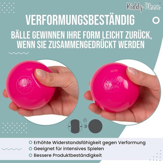 700 Kids Ball Pit Balls 7cm Plastic Baby Play Balls