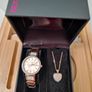 Seksy Rose Gold Watch and necklace Image 2