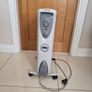 Electric portable oil filled radiator white Image 4