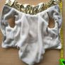 Gold Puffer Pet Jacket / Cat & Small Dog Coat. Size S Image 3