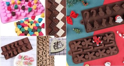 Multi Buy Silicone Moulds for ice cubes or chocolate