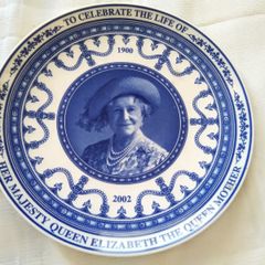 Wedgewood Queen Mother Commemorate Plate