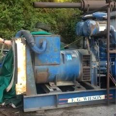 570 kw generator  with V12 rolls-Royce engine