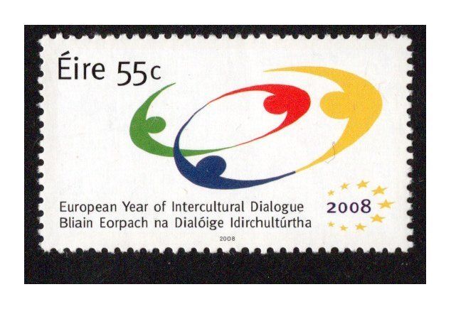 2008 Ireland European year of Intercultural Dialogue Commemorative Stamp Mint Never Hinged (MNH)