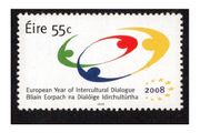 2008 Ireland European year of Intercultural Dialogue Commemorative Stamp Mint Never Hinged (MNH)
