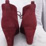Wedge Heel Ankle Boots Colour: Wine .. Size: 5 UK 39 EU Image 5