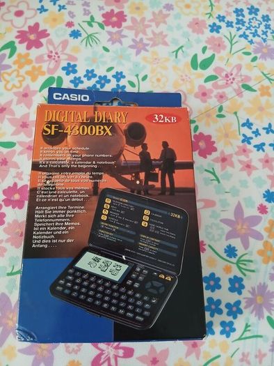 Vintage casio digital diary