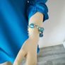 Blue-turquoise dress, size 10 Image 8