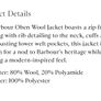 barbour Oben wool jacket (navy) New. Image 7