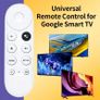 Voice Remote for Google Chromecast 4K Snow - Easy Control of Your Streaming Media Player (Remote Control Only) Image 3