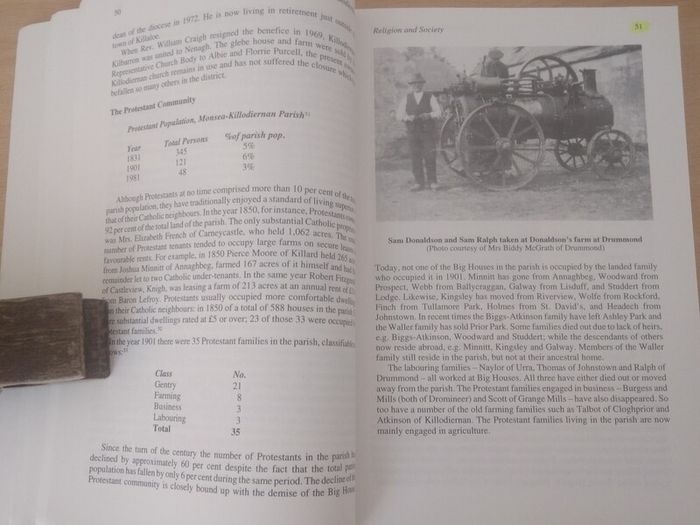 Portrait of a Parish Monsea & Killodiernan Tipperary by Daniel Grace 1996 p/b