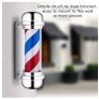 Rotating Strips LED Barber Pole Light Red White Blue Image 5