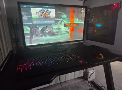 Gaming Pc Asus 28" 4k Monitor  32gb Ram / 1tb Ssd