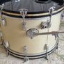 Ludwig 70s 3 ply drum set kit 13 16 22 blue and olive faded silver sparkle Image 10