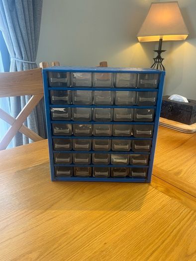 Vintage Raaco Industrial Bank of Drawers