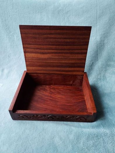 Indian hardwood jewellery box