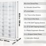 Media Storage Cabinet with Adjustable Shelves  27 Compartments, Holds up to 756 CDs Image 6