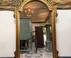 French Style Carved Gilt Wood Mirror