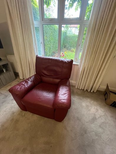 Natuzzi sofa and set of reclining armchairs