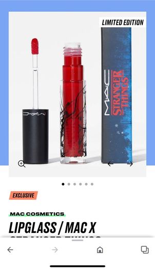Mac Cosmetics Lipglass / Mac X Stranger Things Brand New
