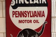 Sinclair Oil Tin Metal Sign