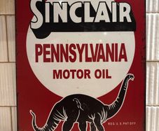 Sinclair Oil Tin Metal Sign