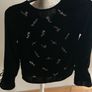Black ladies top, new with tag's Image 5