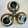 Atticus and Stone 3 Bowl Serving Dish Trio Silver and Gold Vintage Style Image 7