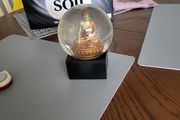 Buddha in globe
