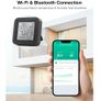 GHome Smart WIFI Thermometer Hygrometer, Smart Digital Indoor Wireless Temperature Humidity Sensor with Alert, for Home Room Greenhouse Wall Image 2