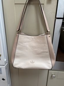 Kate Spade Tote Style- Lena Colorblock - Ivory and Beige Hand / Shoulder Bag