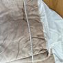 Beige velvet baby cot bumper Image 7