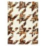 Rug Genuine Hair-on Leather Patchwork 160x230 cm Brown/White Image 5