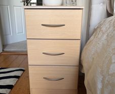 Bedside lockers.