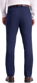 Kenneth Cole REACTION Men's Trousers, Slim Fit, Patterned, Blue, XL, 36W / 32L